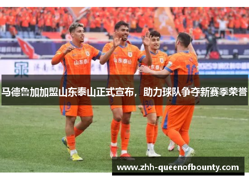 马德鲁加加盟山东泰山正式宣布,助力球队争夺新赛季荣誉 马德鲁加加盟山东泰山正式宣布,助力球队争夺新赛季荣誉